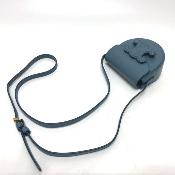 CELINE Blue Shoulder Bag - Picture 6 of 11